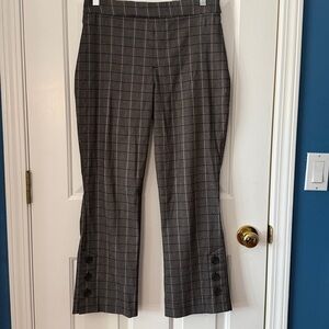 Simply Vera High Rise Plaid Crop Pants size S